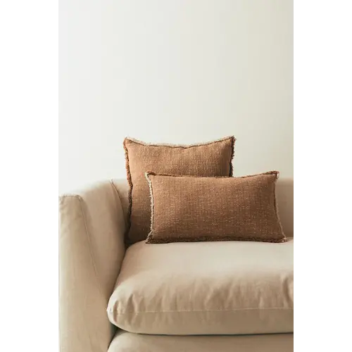 Lorena Canals Handloom rechthoekig kussen oker