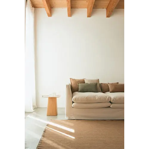 Lorena Canals Handloom vierkant kussen oker