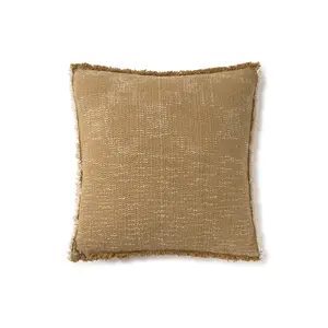 Lorena Canals Handloom vierkant kussen oker