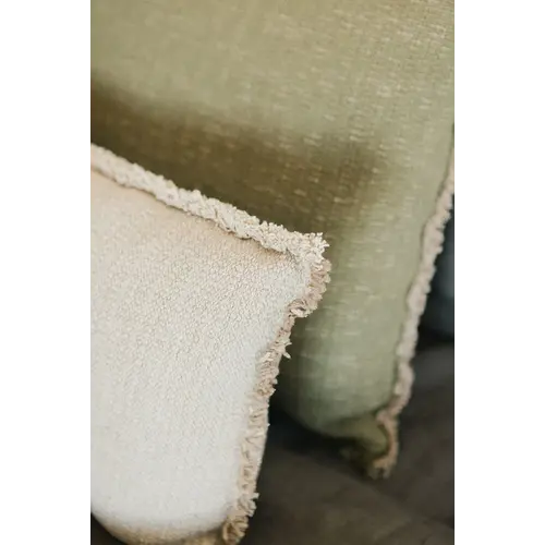 Lorena Canals Handloom vierkant kussen beige