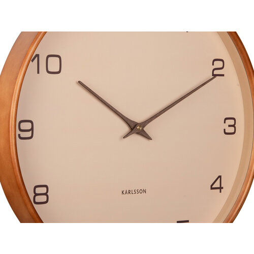 Karlsson Acento wandklok sand brown