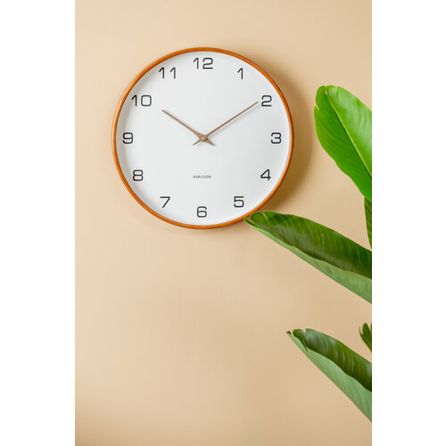 Karlsson Acento wandklok sand brown