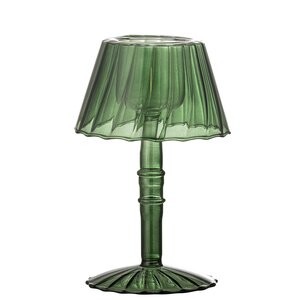 Bloomingville Cisco Votive theelichthouder groen glas