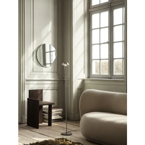 Ferm Living Pond spiegel small dark chrome Ferm Living Pond spiegel small dark chrome