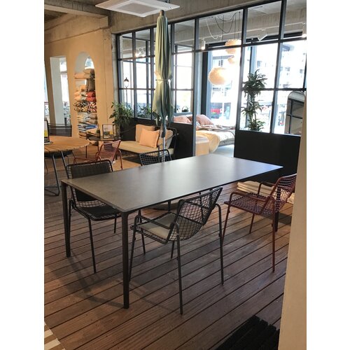 Emu Terramare tuintafel 203 X 103 indian brown tafelblad gress grey dark - TOONZAALMODEL