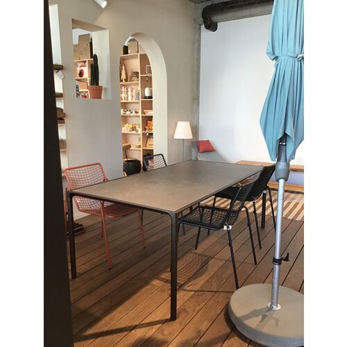 Emu Terramare tuintafel 203 X 103 indian brown tafelblad gress grey dark - TOONZAALMODEL