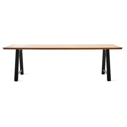 Vincent Sheppard Matteo tuintafel zwart 215 x 100 cm incl. light my table lichtslinger- TOONZAALMODEL