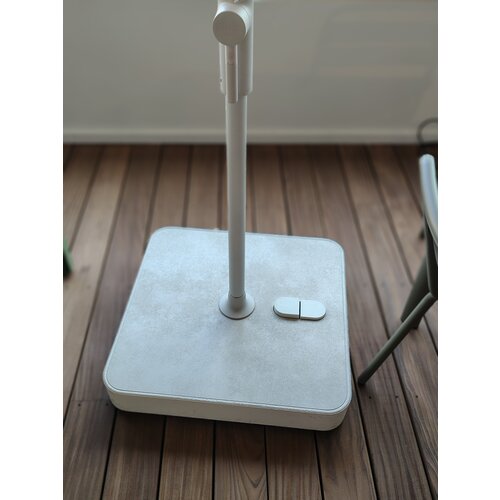 Glatz Twist parasol cream 240 x 240 incl. staander & voet - TOONZAALMODEL