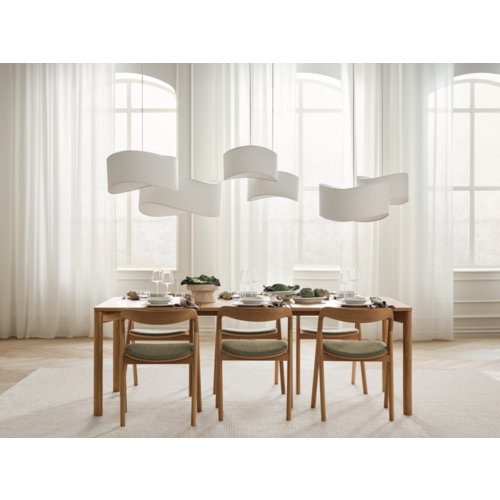 Bolia Pana eettafel witgepigmenteerde geoliede eik 220 x 90 - TOONZAALMODEL