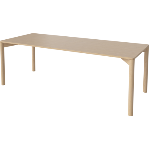 Bolia Pana eettafel witgepigmenteerde geoliede eik 220 x 90 - TOONZAALMODEL