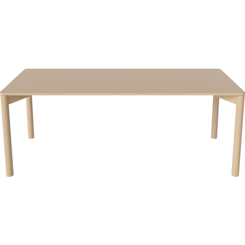 Bolia Pana eettafel witgepigmenteerde geoliede eik 220 x 90 - TOONZAALMODEL