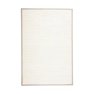 Wool & Wire Turin tapis blanc 200 x 300 MODÈLE D'EXPOSITION