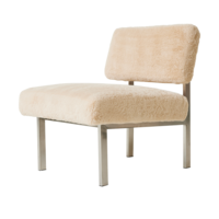 Furry fauteuil champagne - TOONZAALMODEL