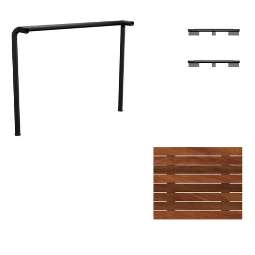 Houe Avanti tuintafel medium incl. 1 verlengstuk - thermo ash - TOONZAALMODEL