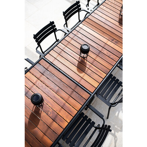 Houe Avanti tuintafel medium incl. 1 verlengstuk - thermo ash - TOONZAALMODEL