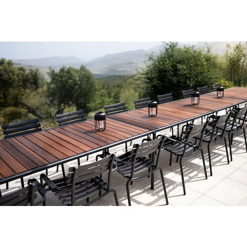 Houe Avanti tuintafel medium incl. 1 verlengstuk - thermo ash - TOONZAALMODEL