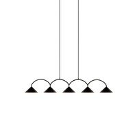 Curve 5 hanglamp zwart TOONZAALMODEL