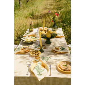 Maison Dînette Fabry yellow tafelkleed 300 x 170