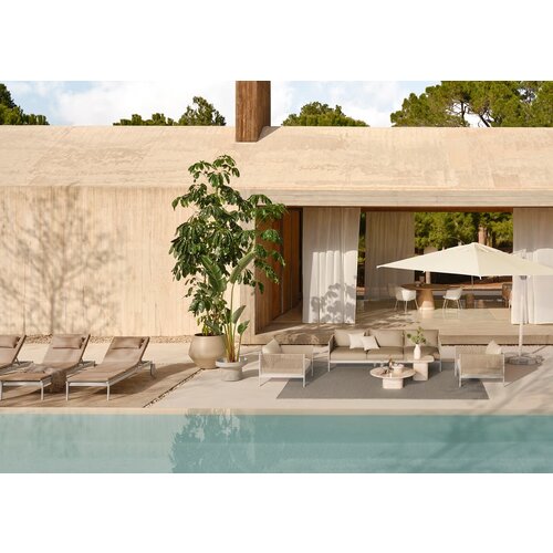 Bolia Ligkussen ease sunlounger - Palma dark beige