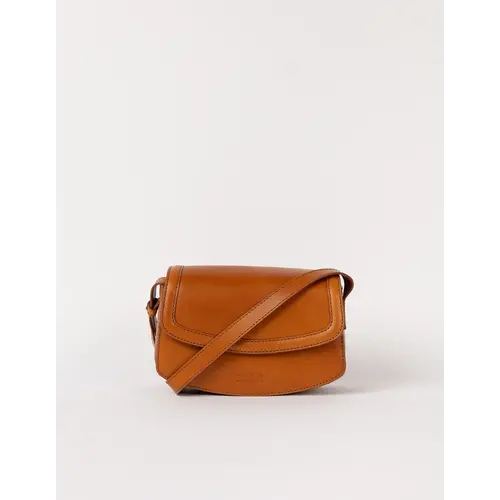 O My Bag Kendalini handtas - klassiek leder cognac O My Bag Kendalini handtas - klassiek leder cognac