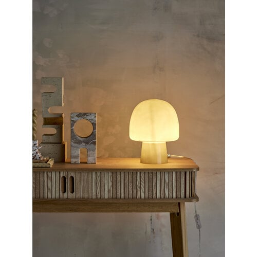 Bloomingville Paddy tafellamp groen glas