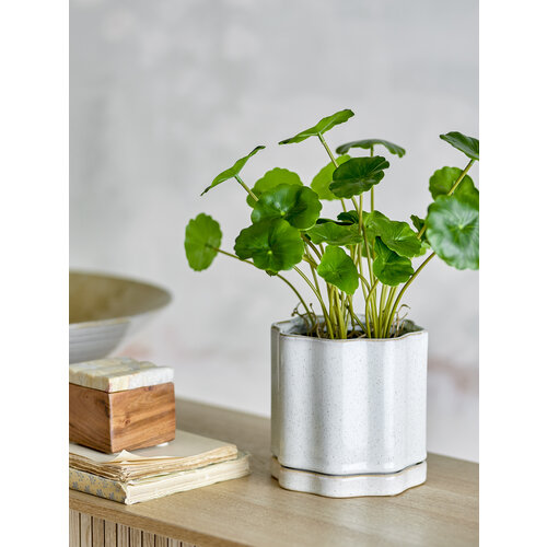 Bloomingville Argyle bloempot grijs