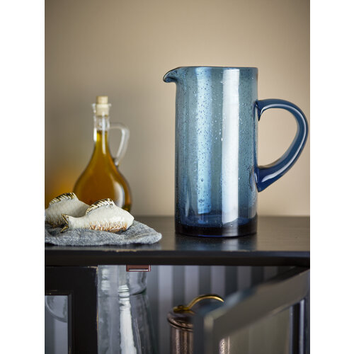 Bloomingville Tabby kan blauw glas