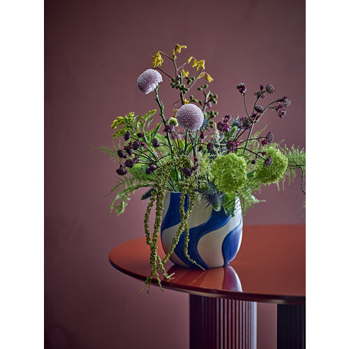 Bloomingville Romy bloempot blauw