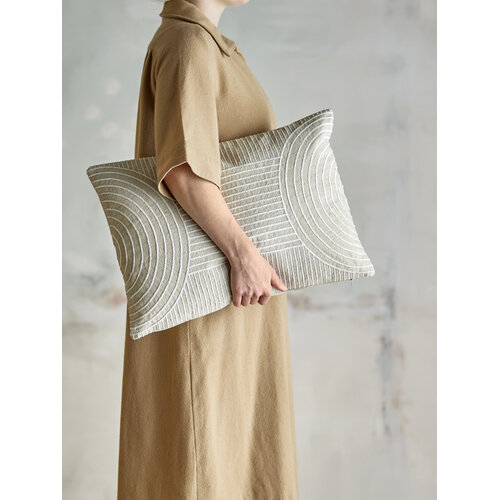 Bloomingville Chun kussen naturel katoen