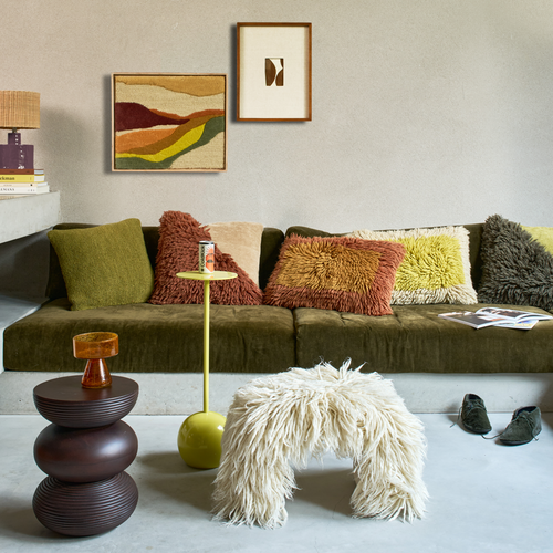 Urban Nature Culture Sirle kussen evergreen sprig