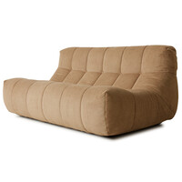 Lazy lounge bank Corduroy rib brown