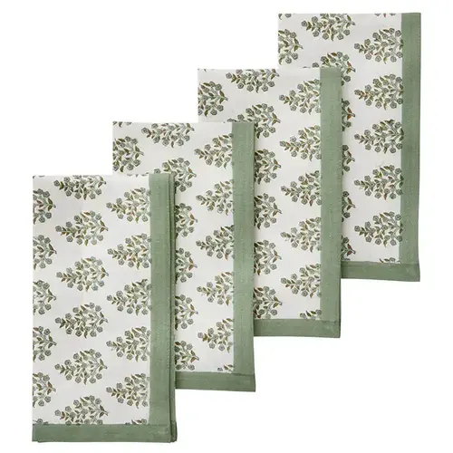 Bungalow Samira Ivy servetten - set van 4 Bungalow Samira Ivy servetten - set van 4
