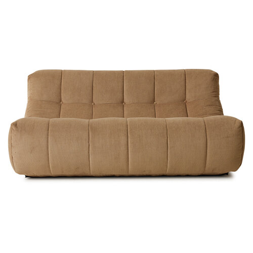 HKLiving Lazy lounge bank Corduroy rib brown