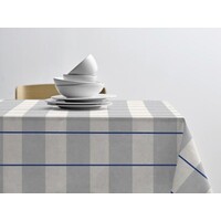 Blocks afwasbaar tafelkleed per cm - Cloud grey