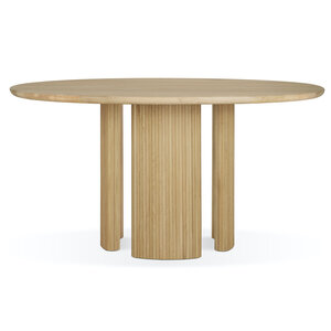 Ethnicraft Roller max table à manger en chêne Ø 150