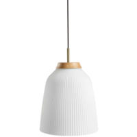 Campa hanglamp vermessingd ijzer Ø 27 cm - TOONZAALMODEL