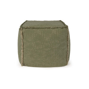 Lorena Canals Handloom pouf kaki Lorena Canals Handloom pouf kaki