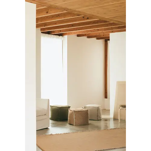 Lorena Canals Handloom poef beige Lorena Canals Handloom poef beige