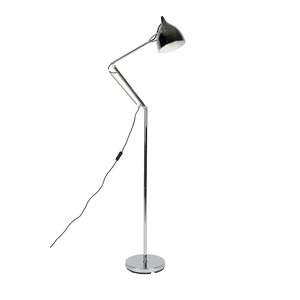 Zuiver Reader vloerlamp chrome