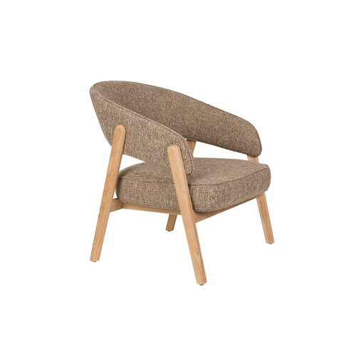 Zuiver Bright fauteuil bruin