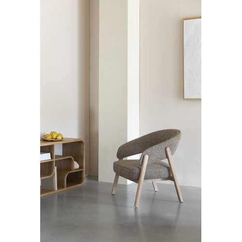 Zuiver Bright fauteuil bruin