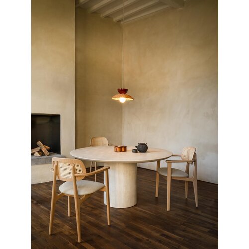 Vincent Sheppard Arvin hanglamp keramiek marroon / rotan