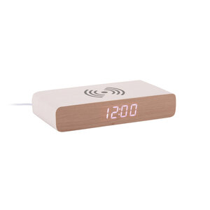 Karlsson Retro flat led alarmklok wit