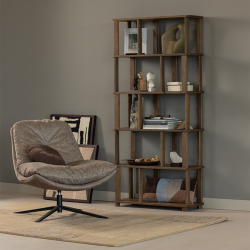 WOOOD Riss boekenkast eikenhout naturel