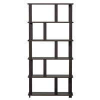 Riss boekenkast eikenhout mystic brown