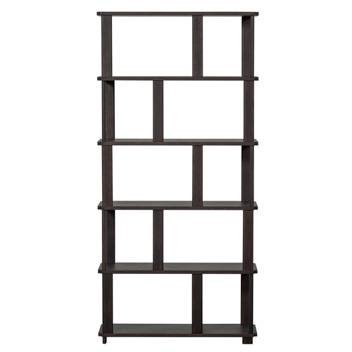 WOOOD Riss boekenkast eikenhout mystic brown WOOOD Riss boekenkast eikenhout mystic brown