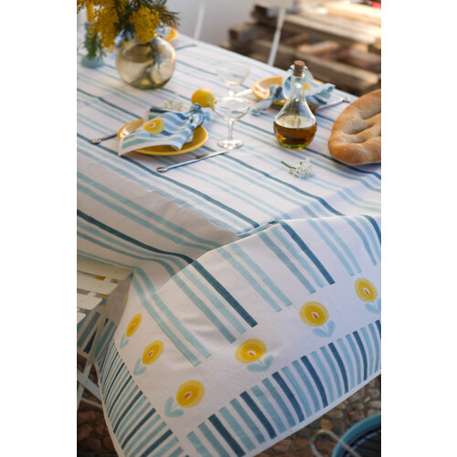 Maison Dînette Alechinsky sky tafelkleed 200 x 200 Maison Dînette Alechinsky sky tafelkleed 200 x 200