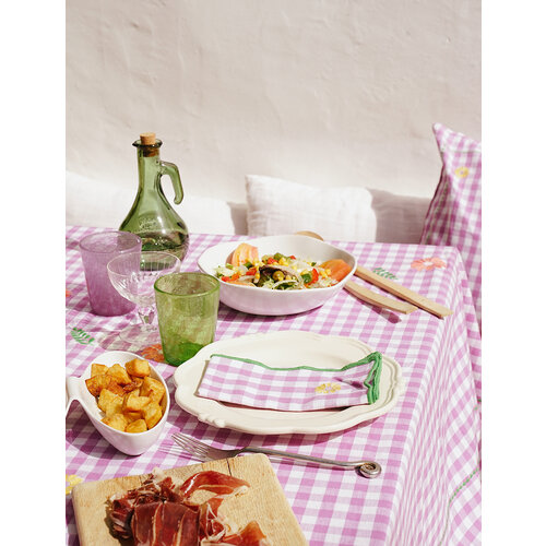 Maison Dînette Kahlo violet tafelkleed 250 x 160 Maison Dînette Kahlo violet tafelkleed 250 x 160