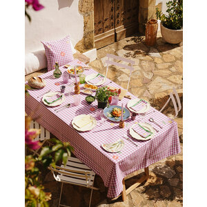 Maison Dînette Kahlo violet tafelkleed 250 x 160