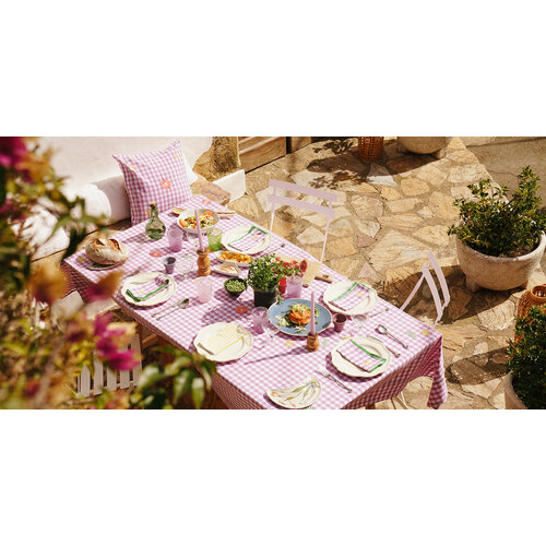 Maison Dînette Kahlo violet tafelkleed 250 x 160 Maison Dînette Kahlo violet tafelkleed 250 x 160